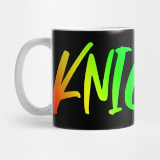 Pride Writing Knight Mug